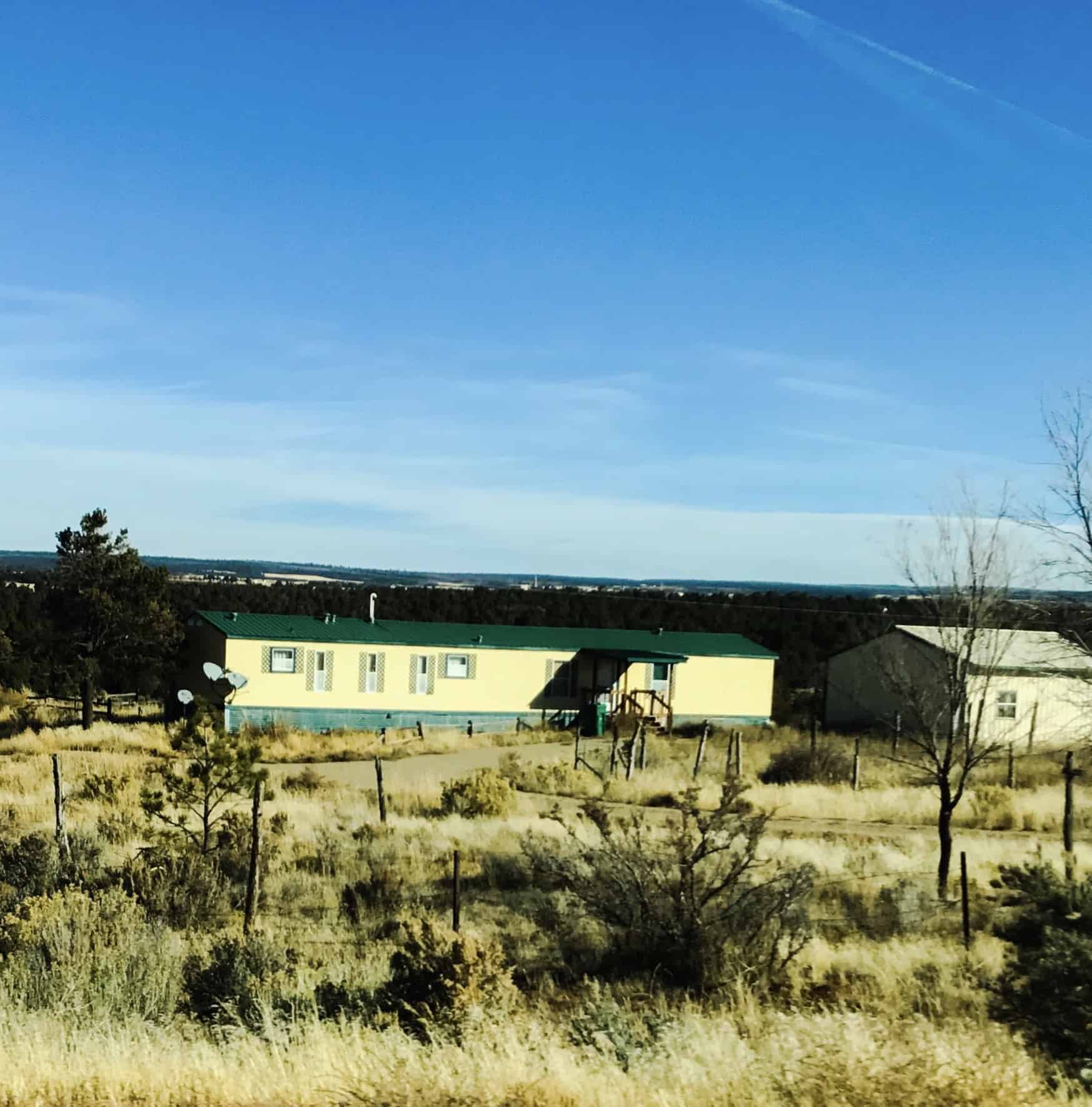 Old Mobile Home in Texas