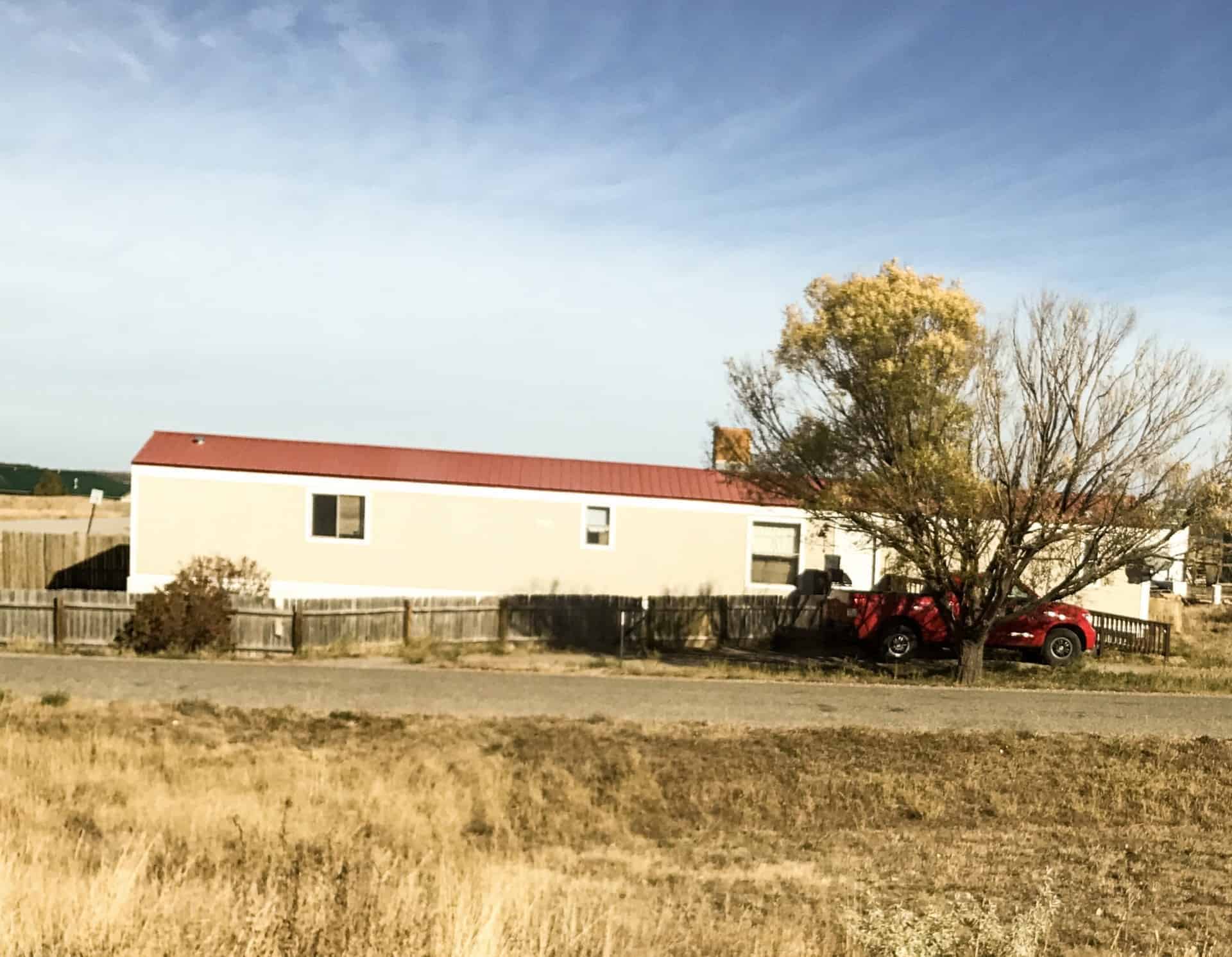 single wide mobile home in Texas