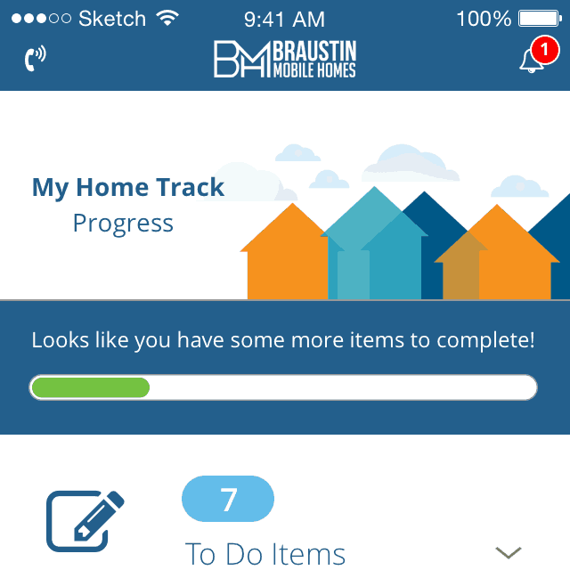 Braustin Mobile Home App Screenshot