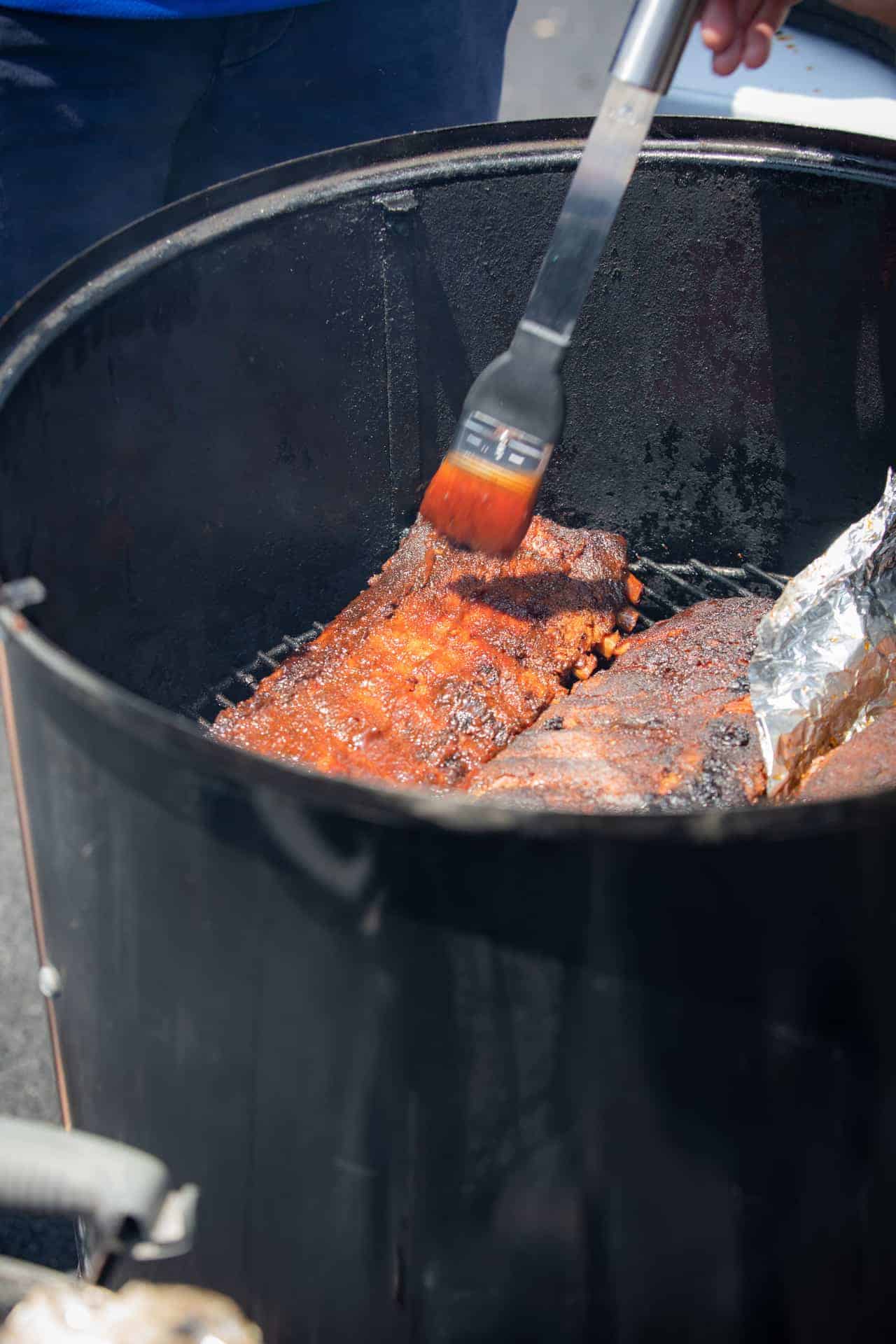 Barbecue during the Braustin Homes 2019 Dealership grand opening party