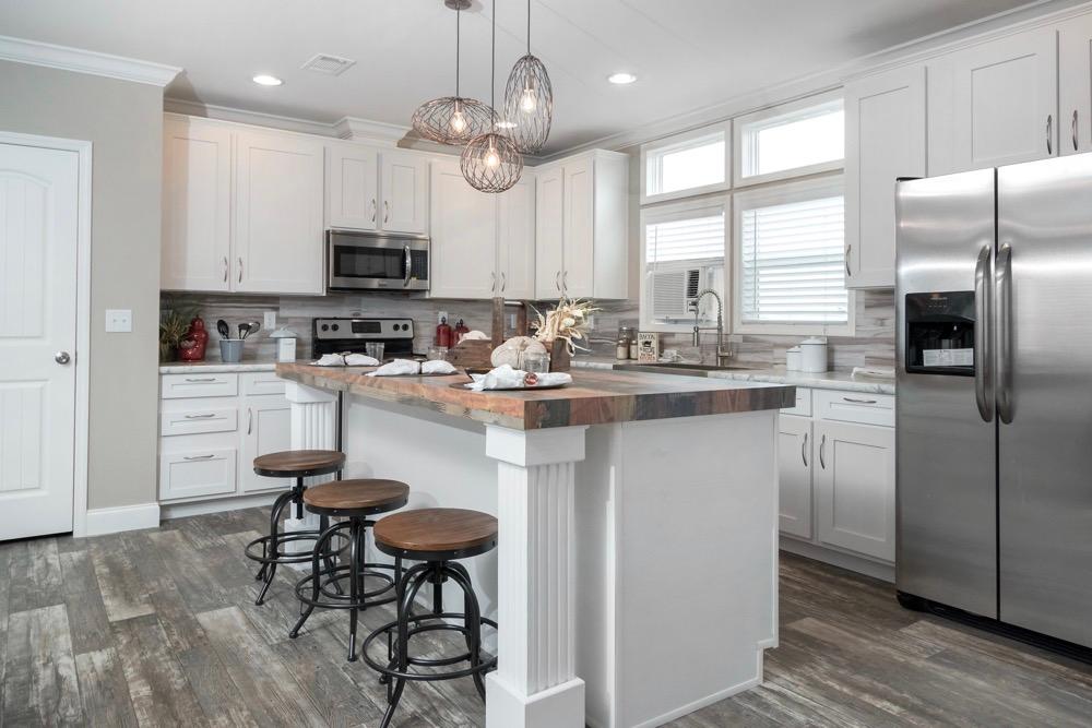 Schult mobile home model New Orleans kitchen view 2