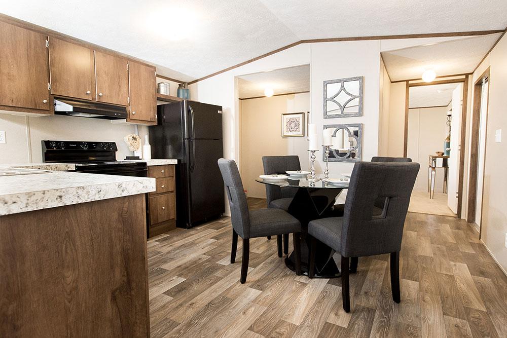 Tru Homes Glory model mobile home kitchen