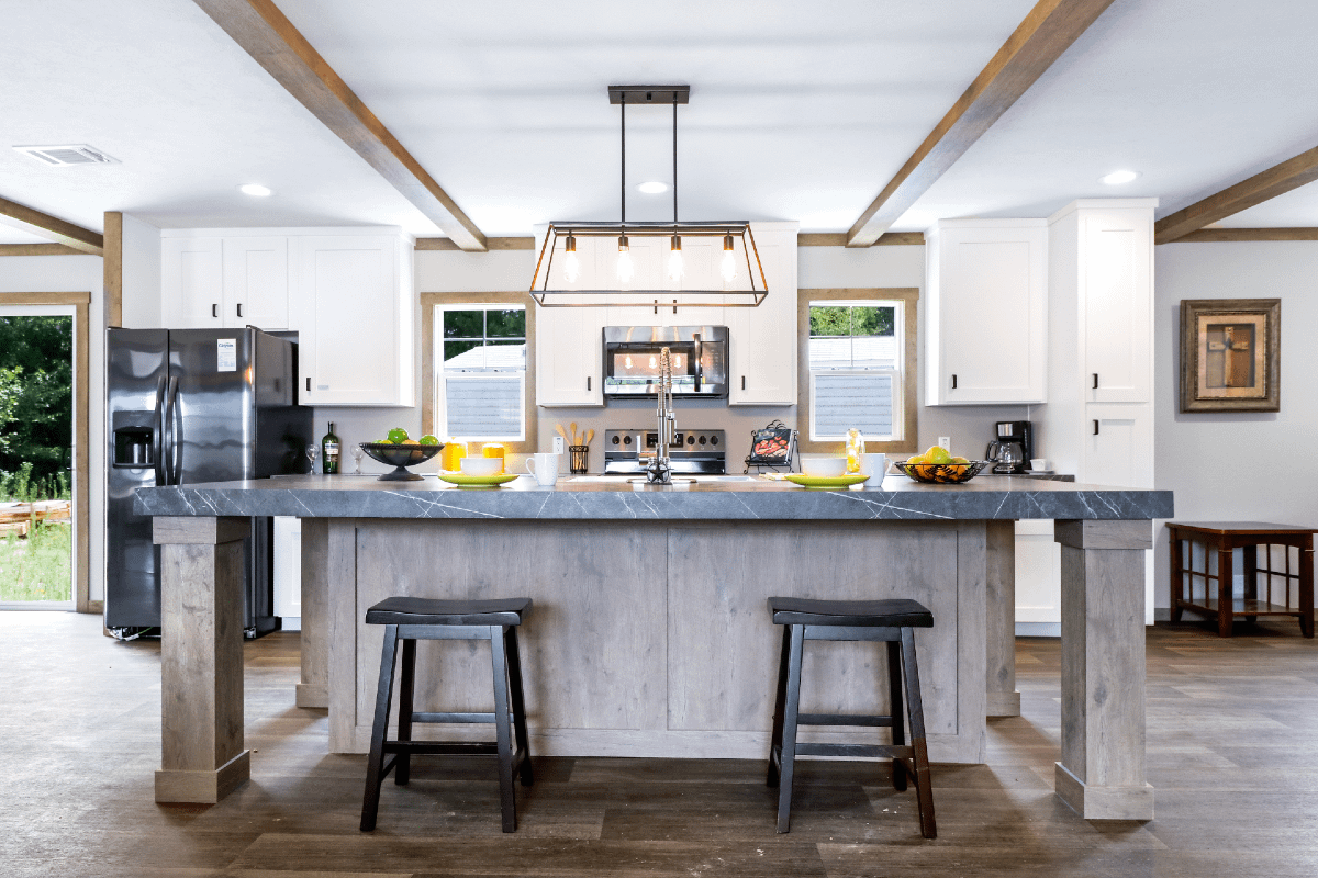 Kitchen in Luxury Mobile Home